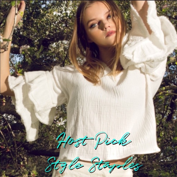 Ivory Boho Top - Picture 3 of 4